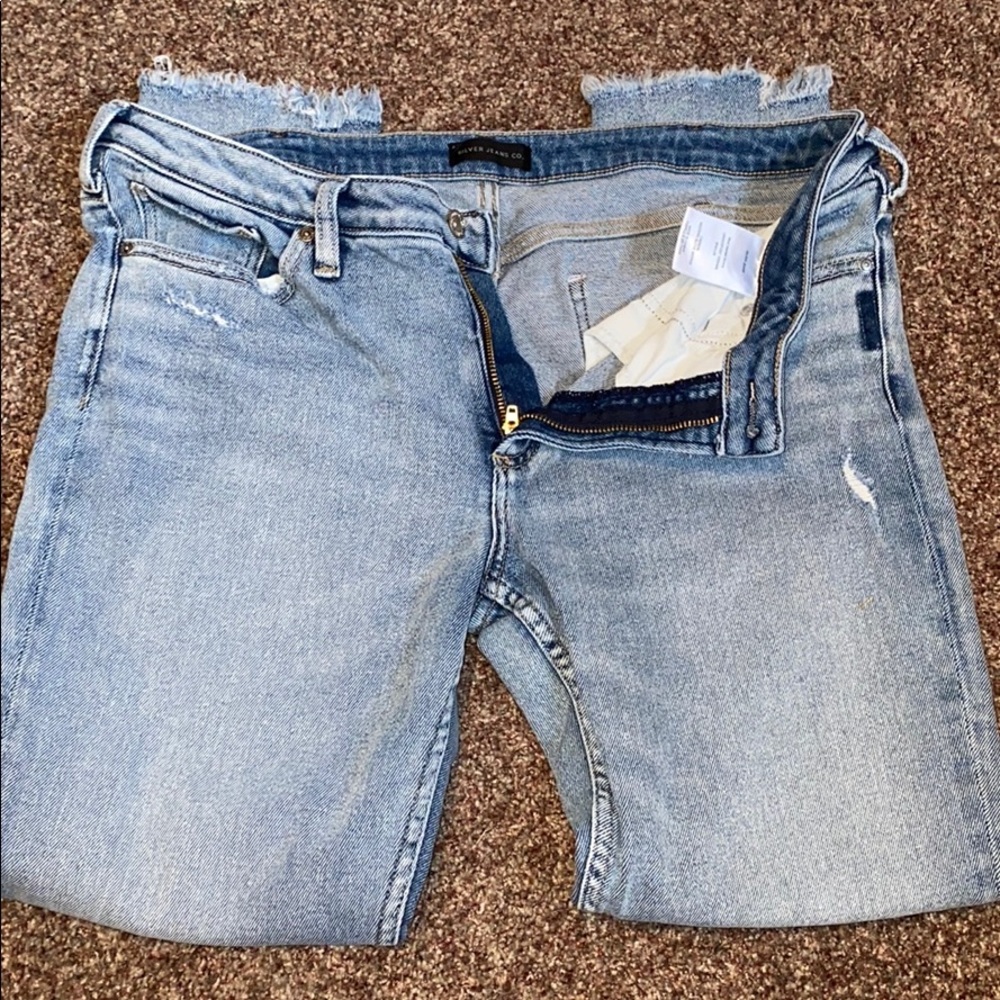 Silver most wanted skinny Jean